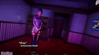 Wet horny girl can't resist and gets penetrated by my big erect penis to get cum inside and be filled | That New Teacher | Hentai Games P3