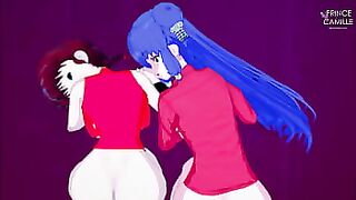 Ranma and Shampoo Masturbation and sex Compilation - Ranma 1/2