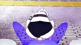 Shiori Novella gets Fucked at the Public Train Station - Hololive Hentai