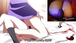 Big Tits Goth MILF Watching Hentai - Imaria Episode 3 - Hentai with IvyAdventure