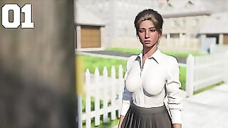 Village Slut Tranformation #01 - Busty Dirty Blonde University Girl Gets Lost In A Strange Village