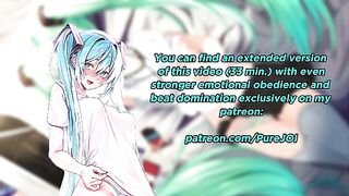 Make your own filthy cum-beat with Hatsune Miku (Playful JOI)