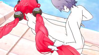 Ukinami Yuzuha Deposits your cum into her Throbbing Pussy - Zenless Zone Zero Hentai