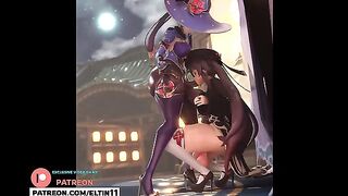 Futanari Lisa Anal Dick Riding And Getting Creampie | Futa Hentai Genshin Impact 4k 60fps