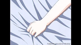 Horny anime slut fucking hard dick