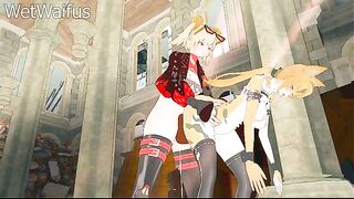 Burnice and Pulchra have Fiery Hot Sex - Zenless Zone Zero Hentai
