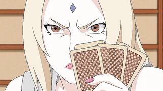 Tsunade lost to Jiraiya in a card game Naruto sex anime hentai cartoon Living with Tsunade Kunoichi