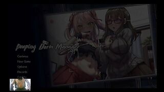 THE MOST INTENSE 18 YEARS IDOL SEX SCENES - PEEPING DORM MANAGER