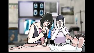 Jogo pornô de Naruto e Boruto filho adotivo da Hinata virgem do pau grande tenta foder ela.