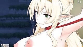 Loop queen - Two sexy blonde hotties fucking with orcs
