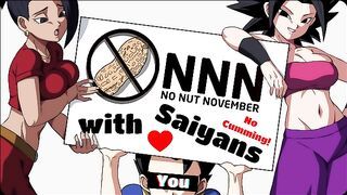 NNN with Saiyan Girls Hentai Joi Cei (Femdom Denial Work Out POT)