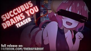 Succubus DRAINS You DRY!~ (ASMR RP Teaser)