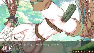 The Impregnation of the Elves Blonde elf getting domined by giant orc
