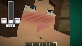 Fucking Jenny's Luscious Pussy from Minecraft Porn mod of all the Girls Part 1