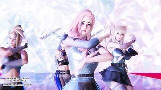 [MMD] MAVE - PANDORA Sexy Kpop Dance KDA Ahri Akali Kaisa Seraphine Evelynn League Of Legends 4K
