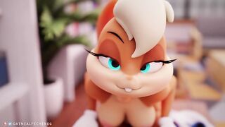 Lola Bunny dildo ride