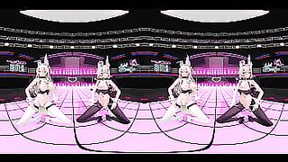VR180 mmd FuwaMoco Dance 3d hololive Hentai