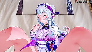 Yumemizuki Mizuki Pov sex and blowjob for terapy | Genshin Impact | free pov