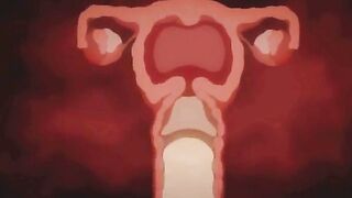 Anime teen ride my big pussy lips and cum inside me with his huge monster cock