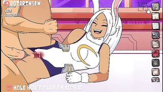 Mirko My Hero Academia Full Scenes Creampie Compilation Squirting Orgasms - Hole House Game