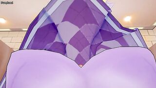 Blaze the Cat from Sonic Gives You A Footjob Furry Style