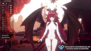 Needy Anime Girl Gets Overstimulated And Goes Cock Crazy On Her LiveStream... | VTUBER CAMGIRL