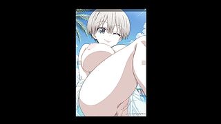 Hana Uzaki loves nudism (Uzaki-chan Wants to Hang Out! Pinku AI dating sim)