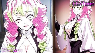 Demon Slayer Hentai - Kimetsu no Yaiba Mitsuri Kanroji Big tits On Top BY EExtoon