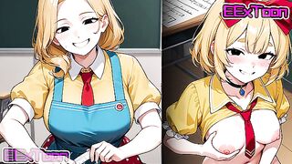 Poppy Playtime Hentai - Hot Teacher Big Tits Miss Delight Handjob BlowJob