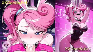 Poppy Playtime - MM Long Legs Big Tits Bunny Suit Blow Job in the Poppy Bar