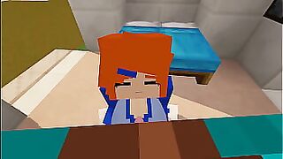I fuck a redhead and fill her mouth with semen, also a cat girl / furry girl minecraft jenny mod