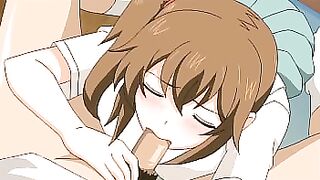 Hentai students fucking during study date