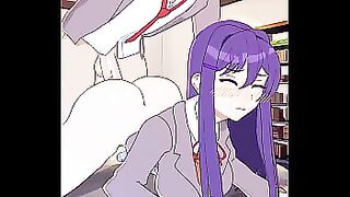 Doki Doki Literature Club Yuri Fucked Doggystyle