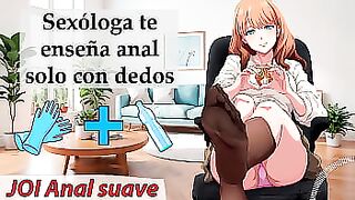 Aprende anal placentero solo con dedos. JOI en español.