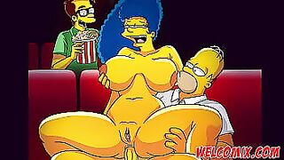 Naughtiness at the movies! The Simpsons Porn Comics