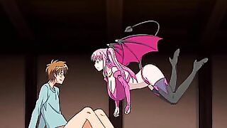 Hentai teen gets blowjob from hot vampire