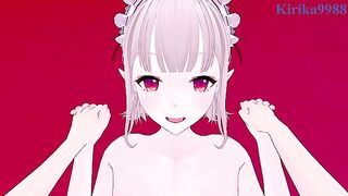 Elu and I have intense sex at a love hotel. - Nijisanji VTuber POV Hentai