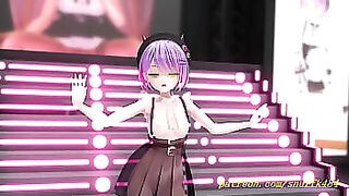 noVR mmd Towa Dance 3d hololive Hentai