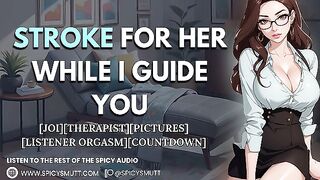 Stroke for her while I guide you | ASMR Roleplay Audio Porn | [JOI][Countdown][F4M]
