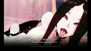 DEMON GIRL LEAVES ME WITHOUT MILK ON MY PENIS