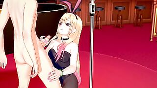My Dress-Up Darling Hentai Marin Cosplay Sexy bunny Suit