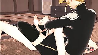 Kikoru's Wild Ride: Mina Ashiro's Futanari Footjob and Fuck in Kaiju N8 Hentai - Asian Japanese Manga Anime Hentai 3D Porn