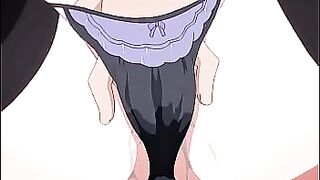 Hentai - Both sisters gets backshot and climax at same time