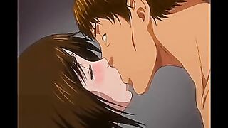 A young man watches as a stranger fucks his mother. Hentai, anal, deepthroat, milf, creampie