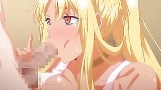 Rennyu Order 1 - Tall blonde princess suddenly arrives as hentai virgin bride