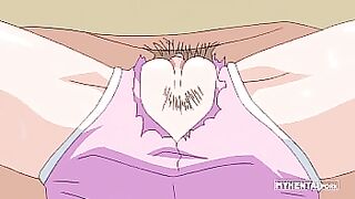 Velho tarado traçando uma novinha gostosa (Hentai da menina do cabelo roxo)
