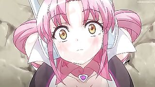 Notto Sexaroid Eurie 2 - Busty warrior girl is mistakenly gangbanged as a hentai sex robot