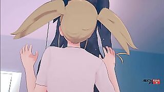 Kaiju N8 - Kikoru Shinomiya sucking a big dick