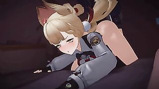 Zenless Zone Zero - Alice Thymefield 3D Hentai Sex Animation | Cowgirl & Doggy Scene
