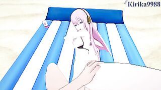 Megurine Luka and MEIKO intense sex. - Project SEKAI VOCALOID Hentai